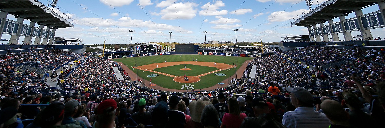 George M. Steinbrenner Field's banner