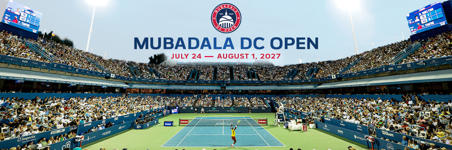 Mubadala DC Open's banner
