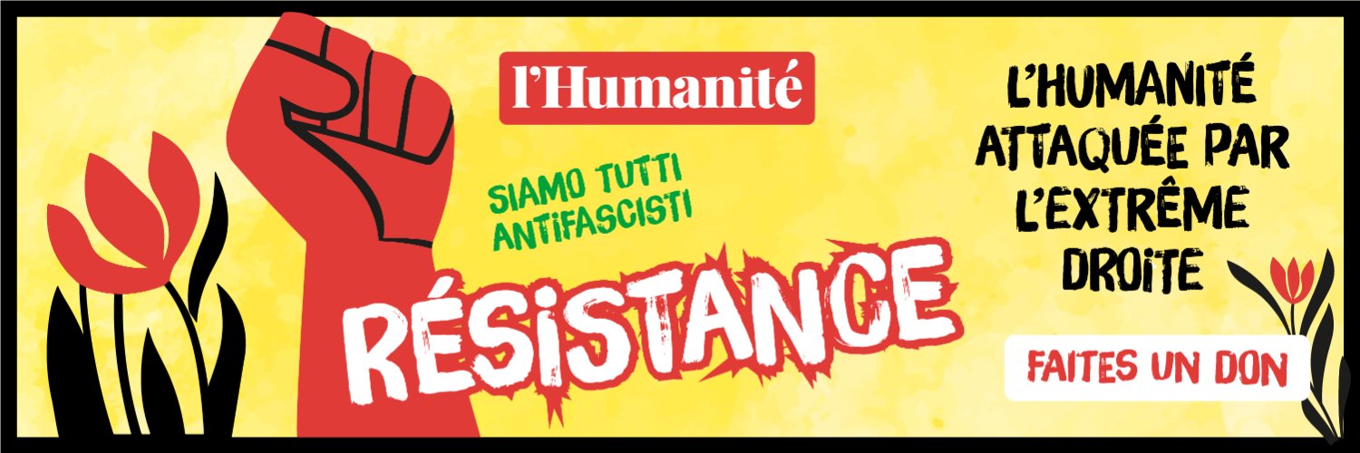 L'Humanité's banner