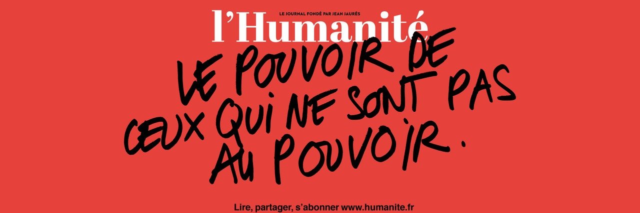 L'Humanité's banner