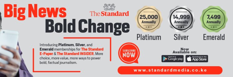 The Standard Digital's banner