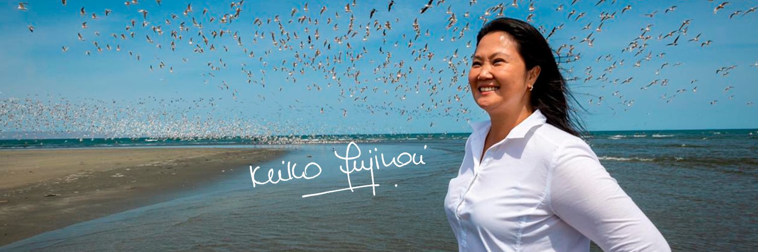 Keiko Fujimori's banner