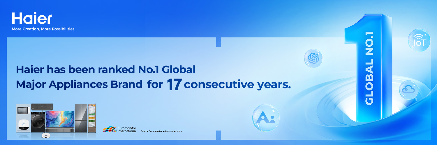 Haier India's banner