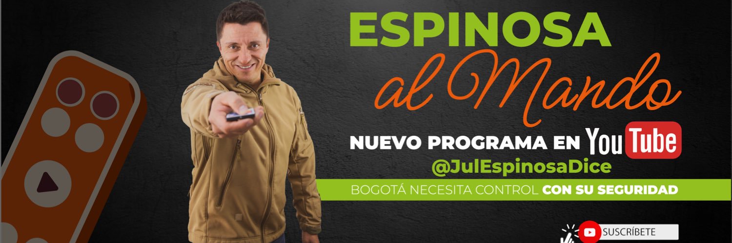 Julián Espinosa's banner