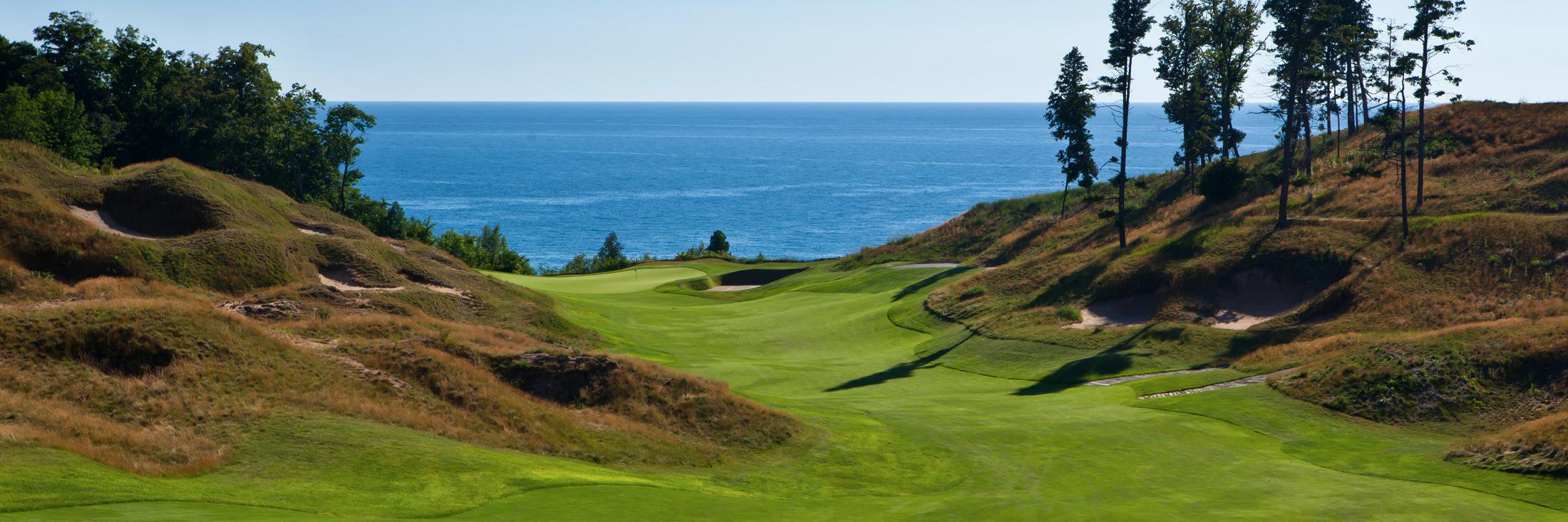 Arcadia Bluffs Golf Club's banner