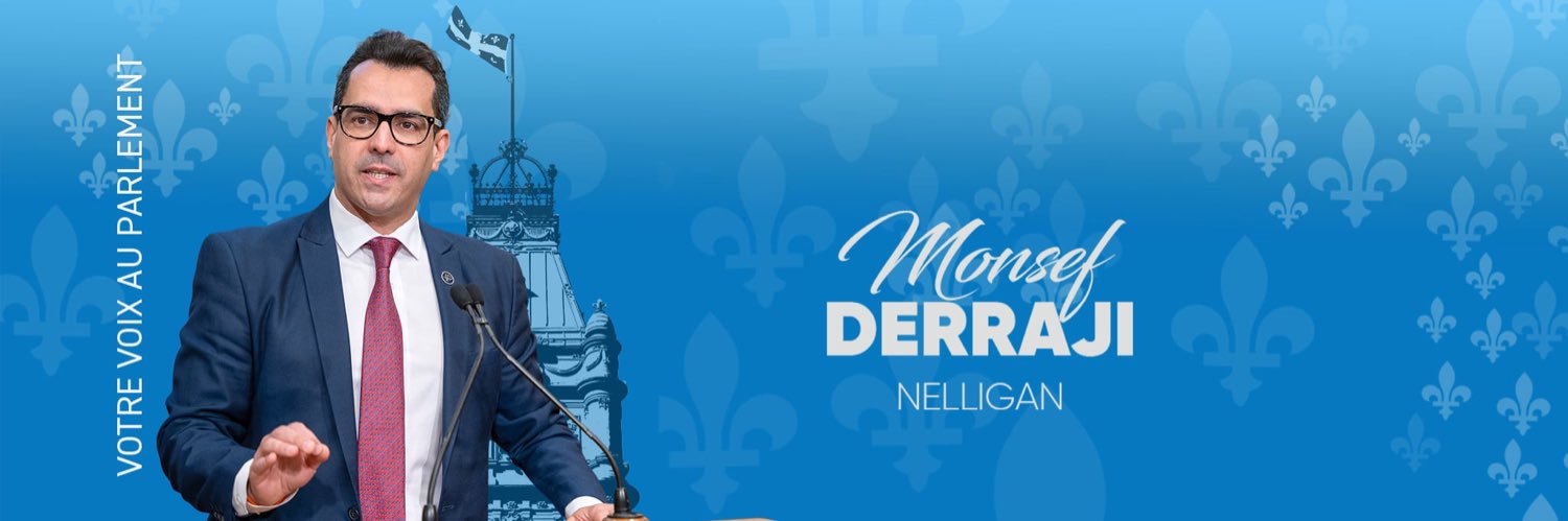 Monsef Derraji's banner