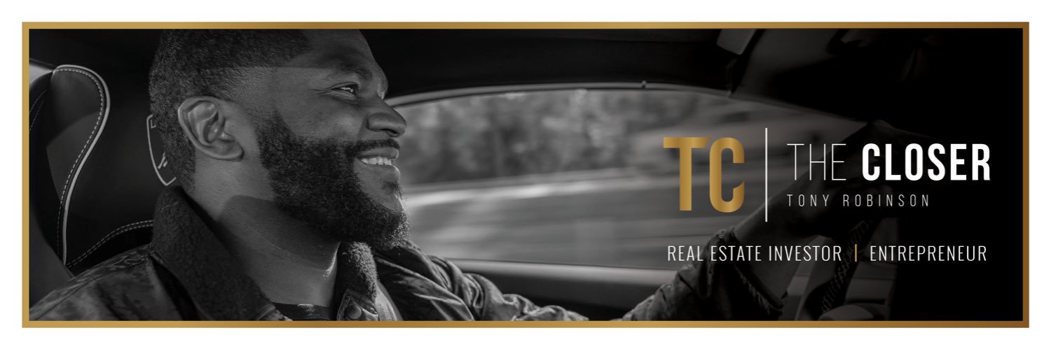 Tony “The Closer” Robinson's banner