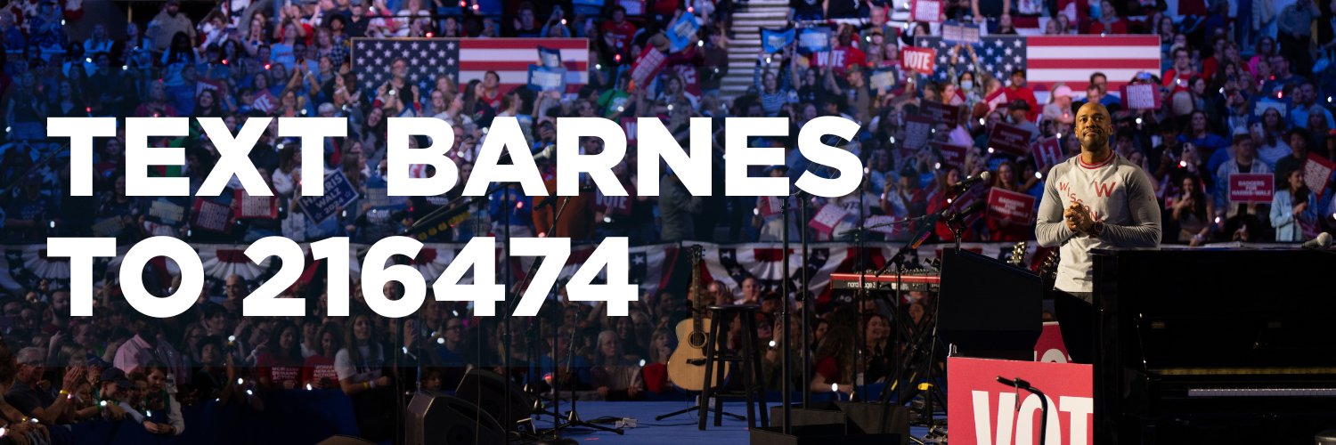 Mandela Barnes's banner