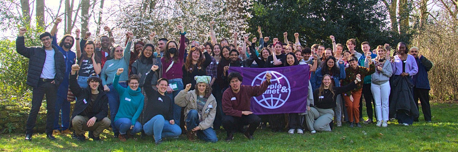 People & Planet's banner
