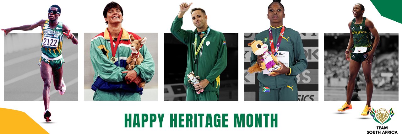 Team South Africa's banner