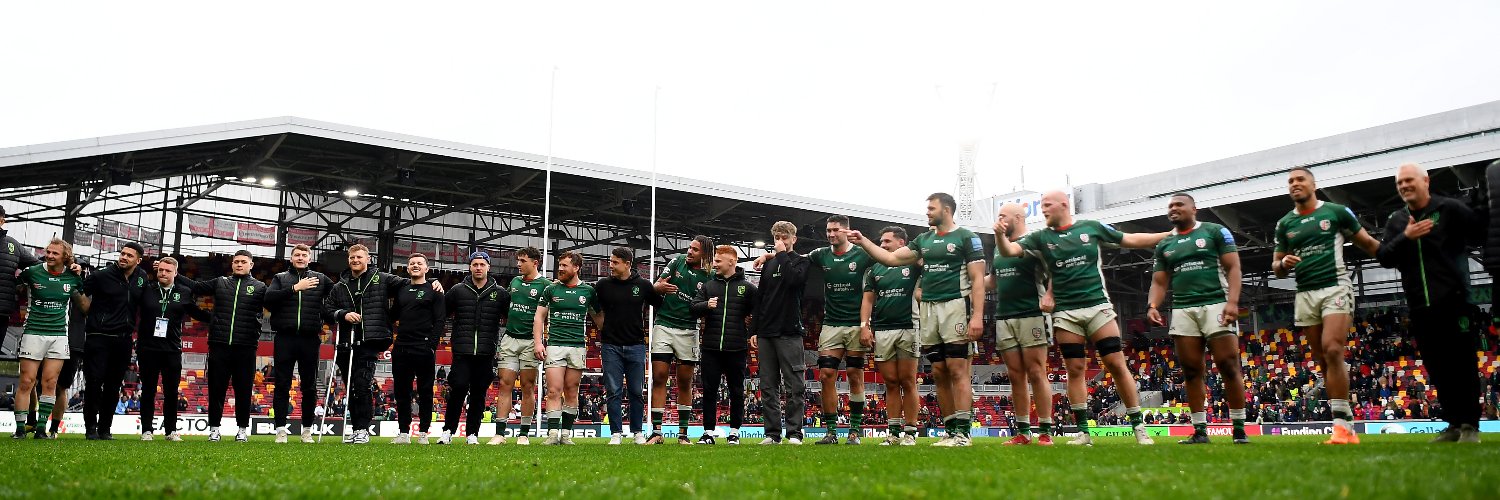 London Irish's banner
