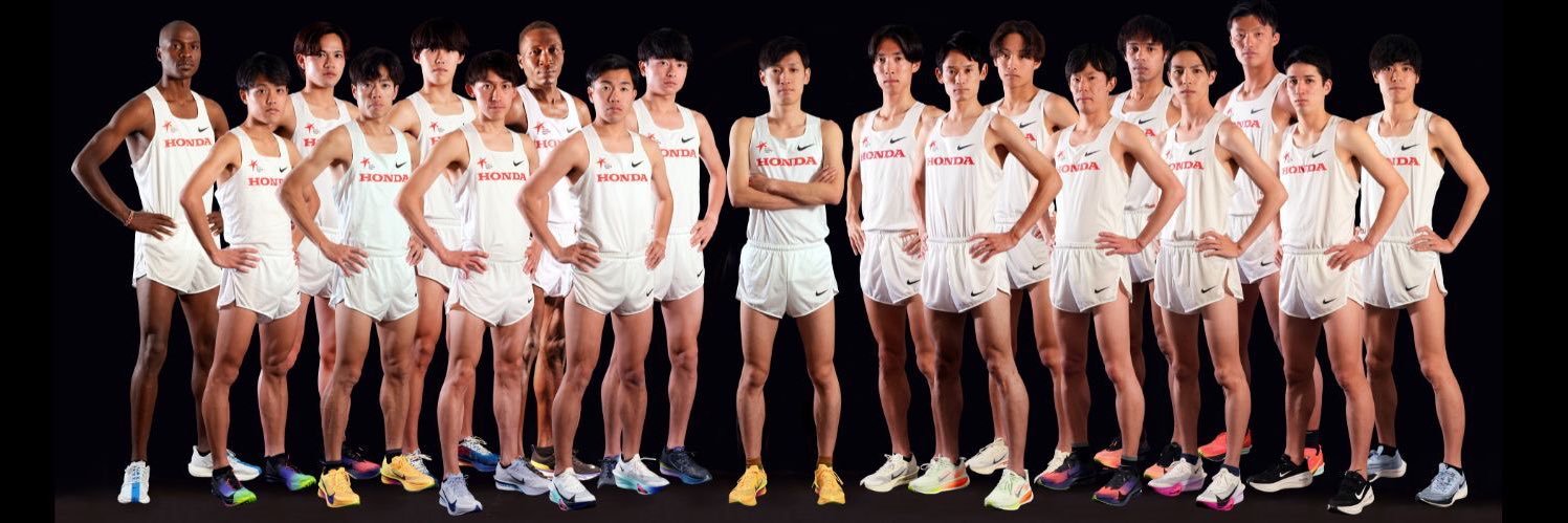 Honda 陸上競技部's banner