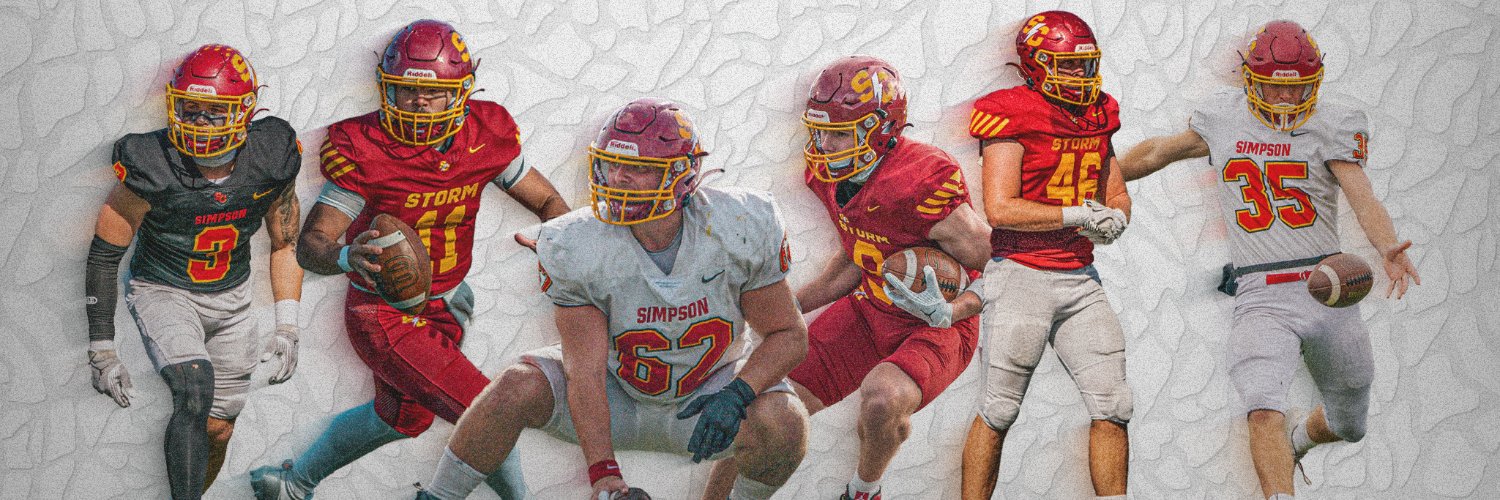Simpson College Football's banner