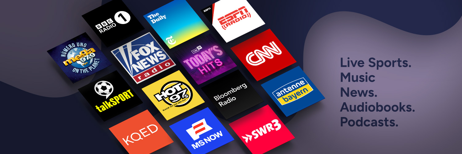 TuneIn's banner