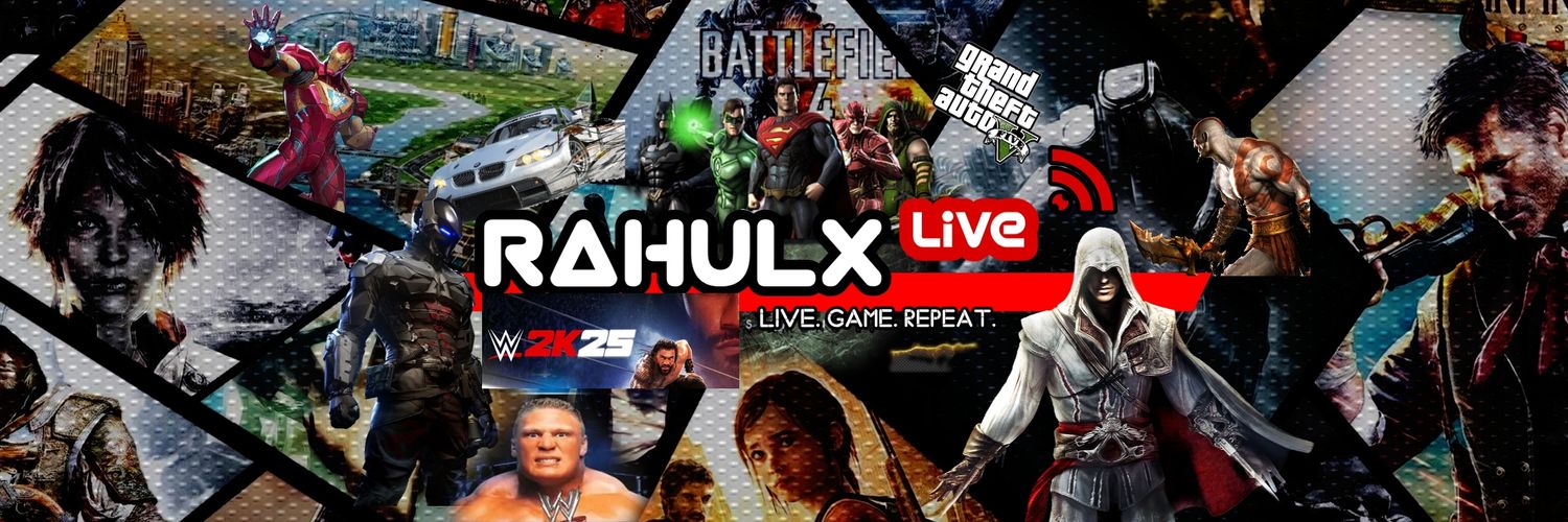 Rahul X's banner