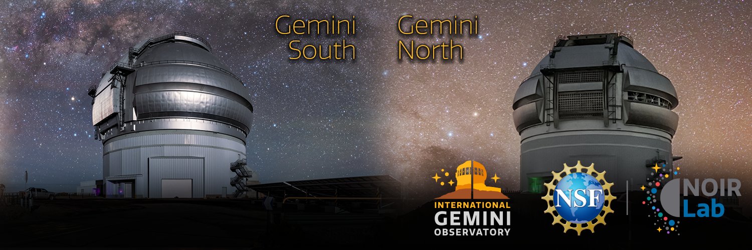 Gemini Observatory's banner