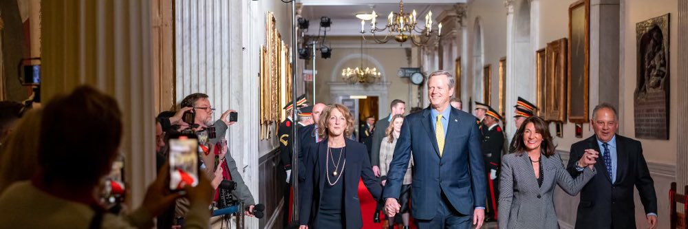 Charlie Baker's banner