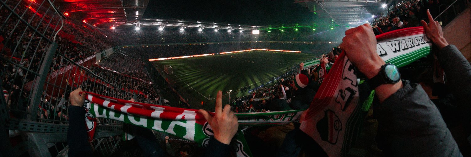 Legia Warszawa's banner