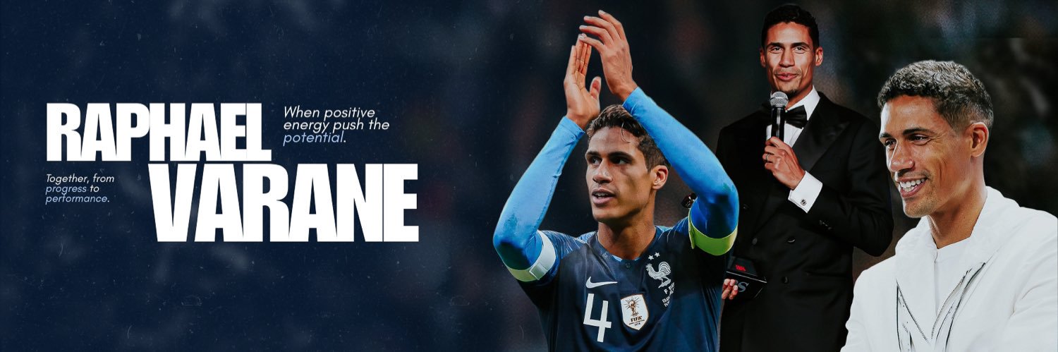 Raphaël Varane's banner