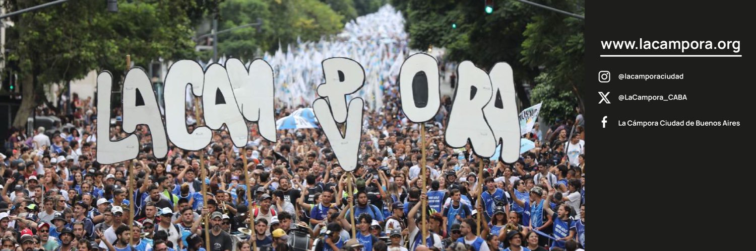 La Cámpora CABA's banner