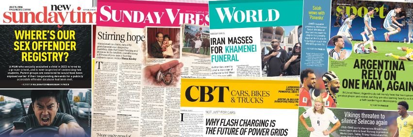 New Straits Times's banner