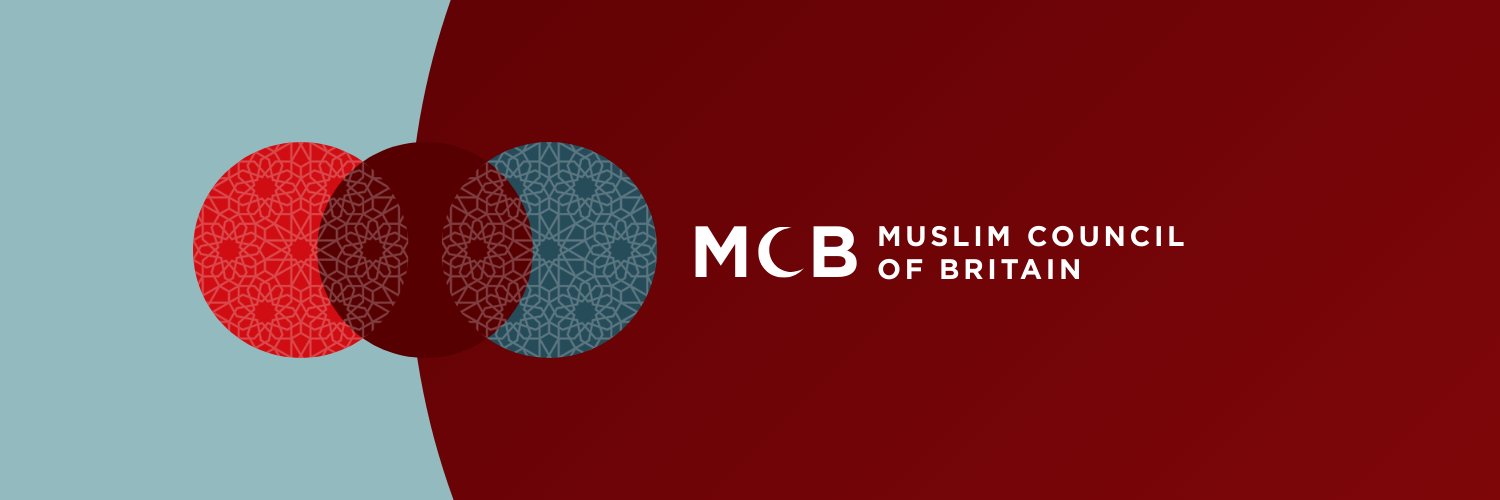 Muslim Council of Britain's banner