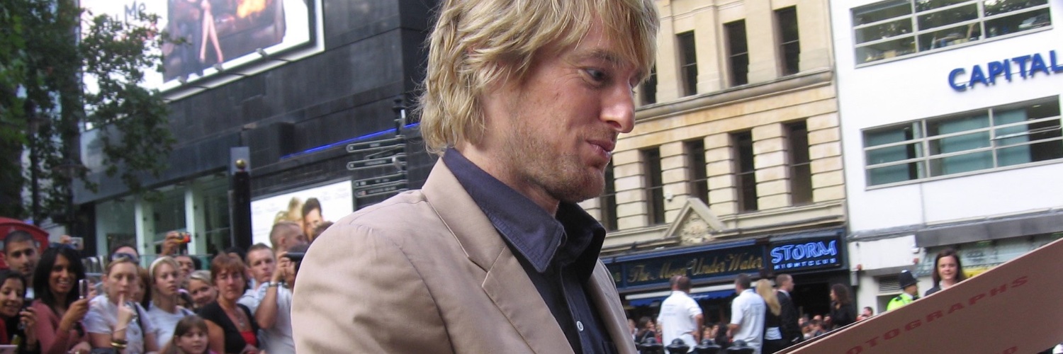 Owen Wilson's banner