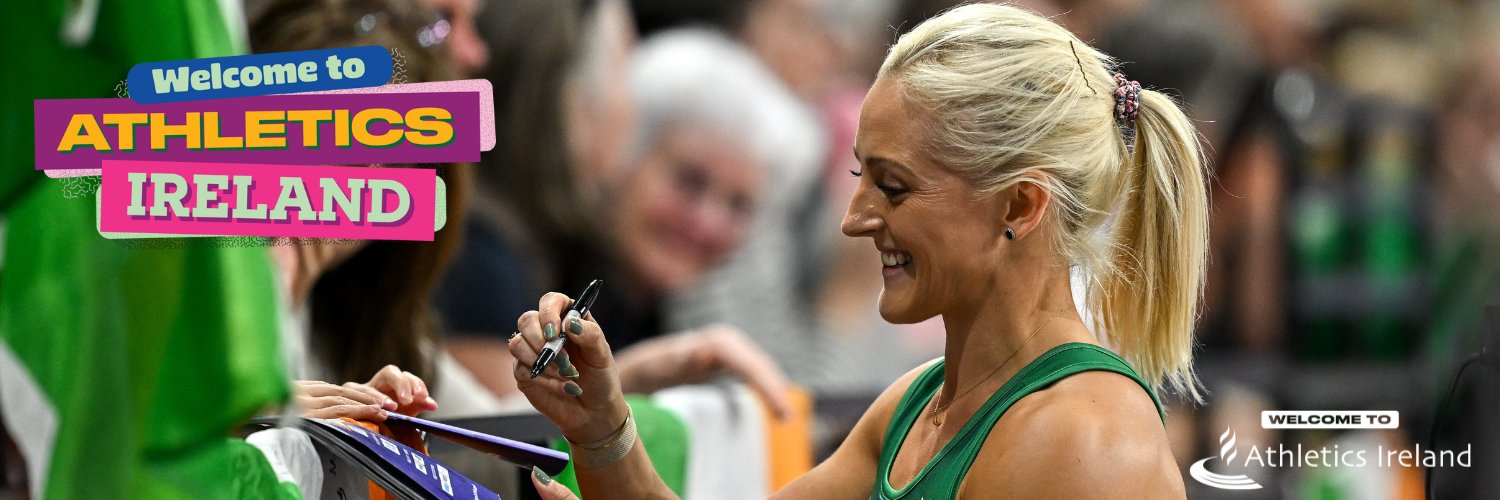 Athletics Ireland's banner