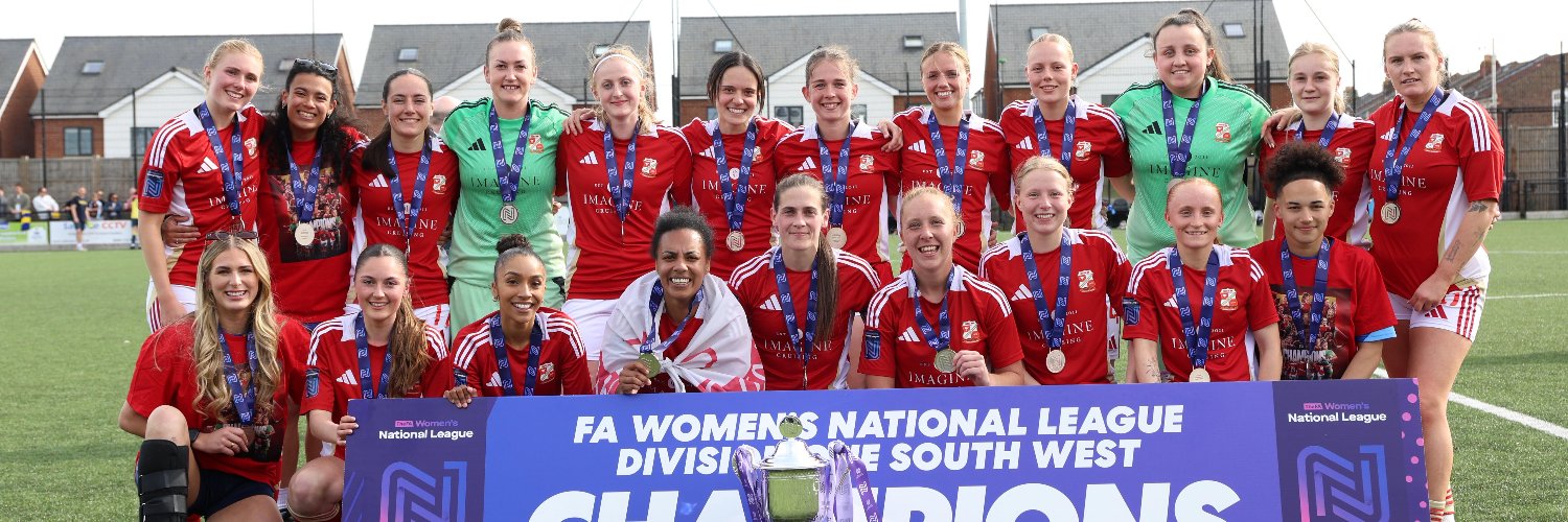 Swindon Town Women Football (C)lub's banner