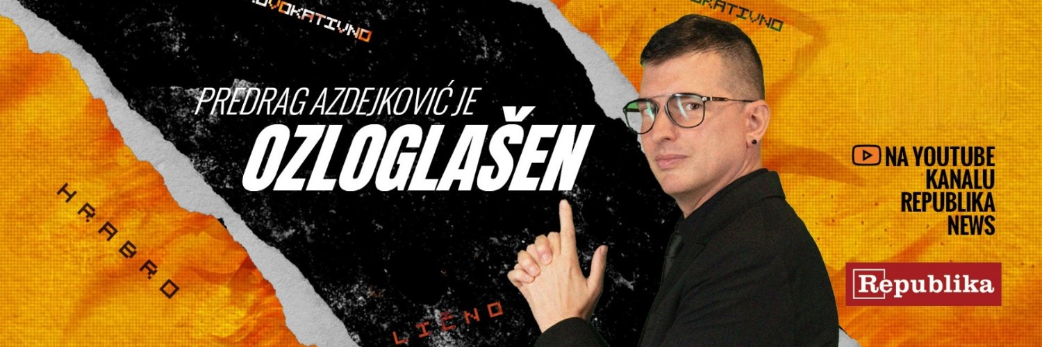 dr Predrag Azdejković 🏳️‍🌈🇷🇸's banner