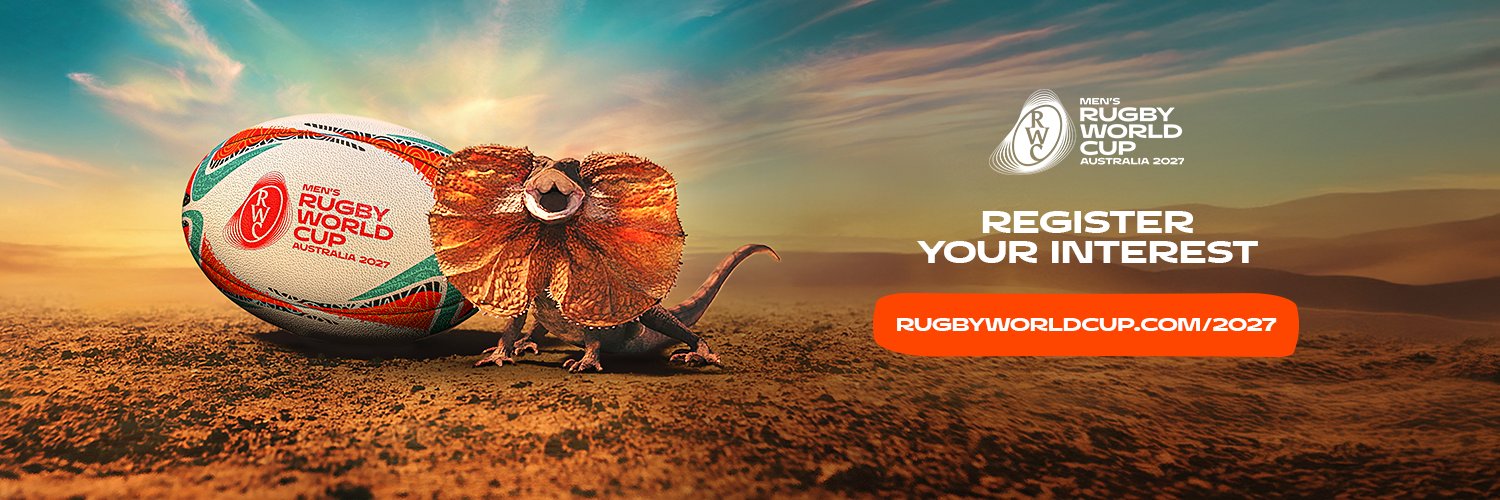 Rugby World Cup's banner