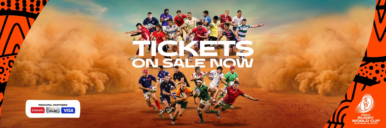 Rugby World Cup's banner