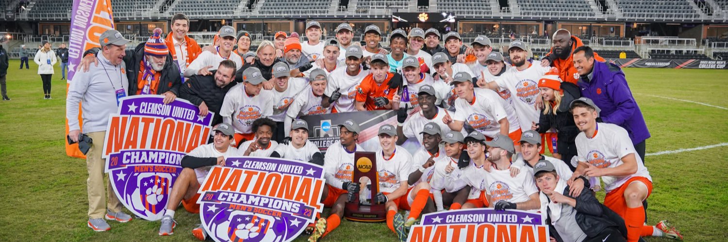 Clemson Men's Soccer's banner