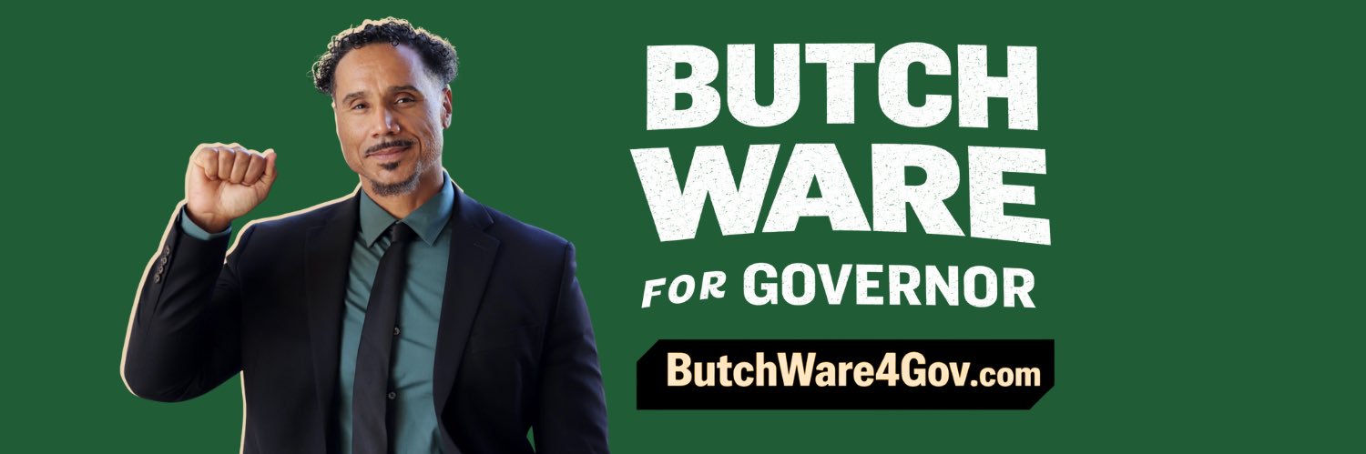 Dr. Butch Ware for California Governor 2026's banner