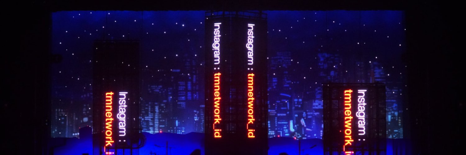 TMNETWORK official's banner