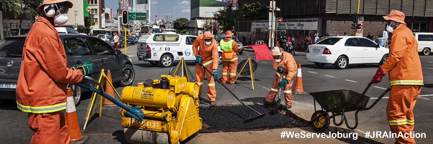 Joburg Roads Agency's banner
