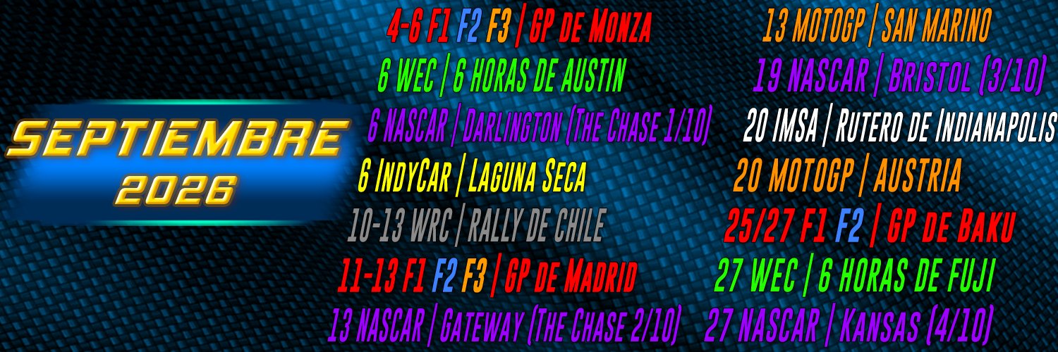 🏁「 Alerta Racing 」🏁's banner