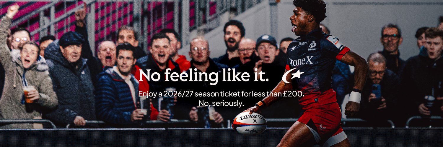 Saracens Rugby Club's banner