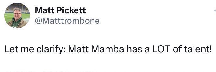 Matt Mamba's banner