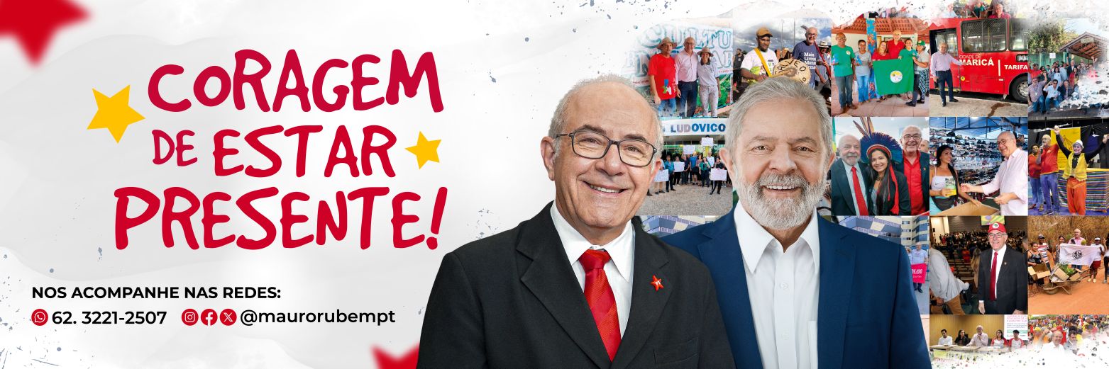 Deputado Mauro Rubem's banner