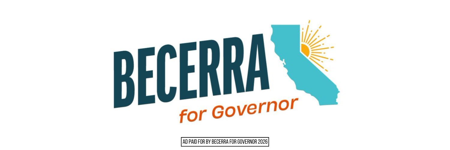 Xavier Becerra's banner