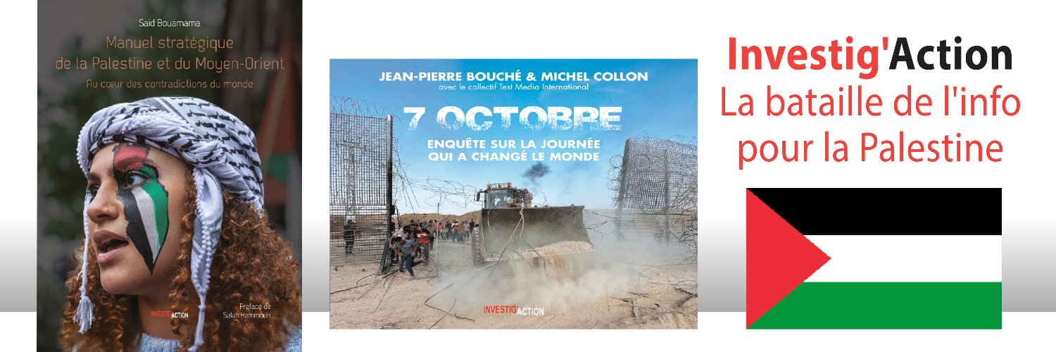 Michel Collon's banner