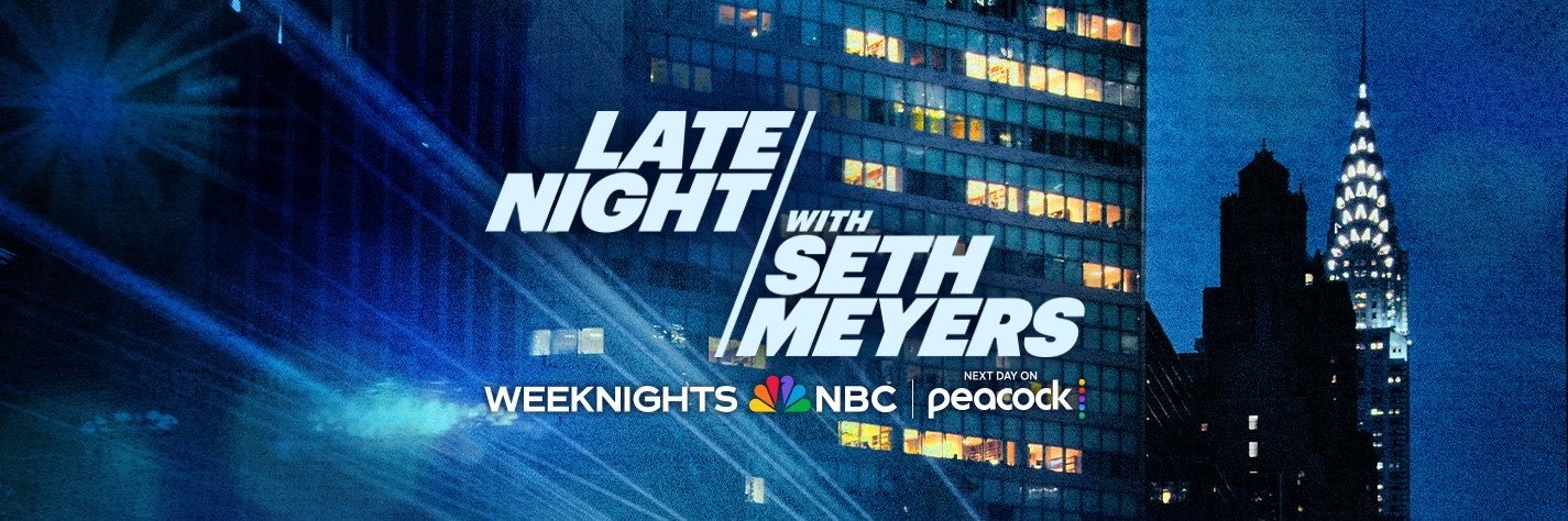 Late Night with Seth Meyers's banner