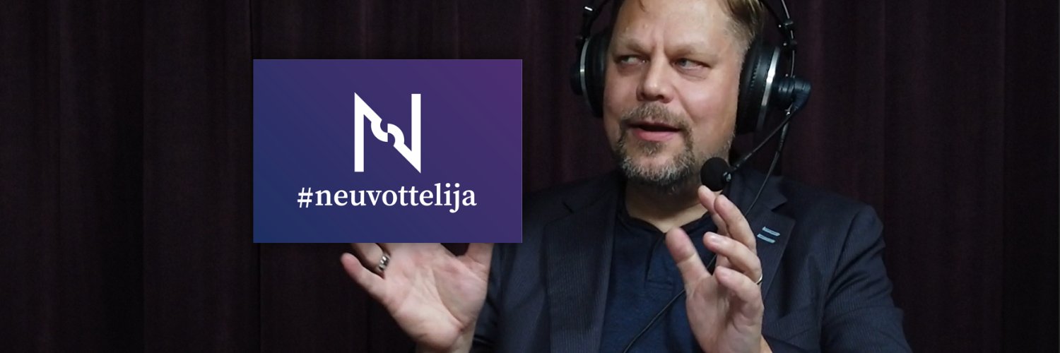 #neuvottelija Sami Miettinen's banner