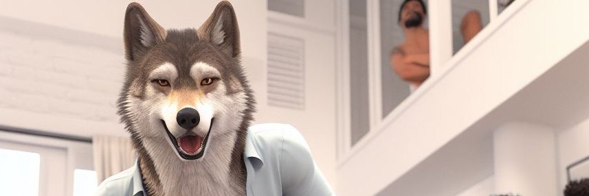 ⛧🐺🌈 Wolfy dans sa tanière 😈😏's banner