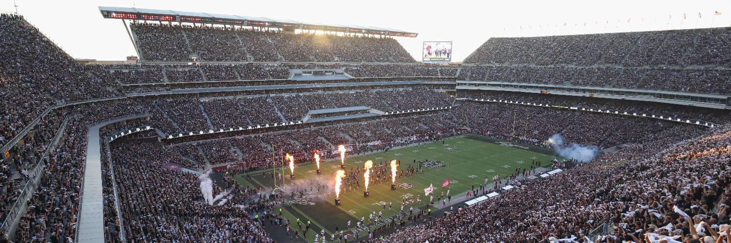 Texas A&M Football's banner