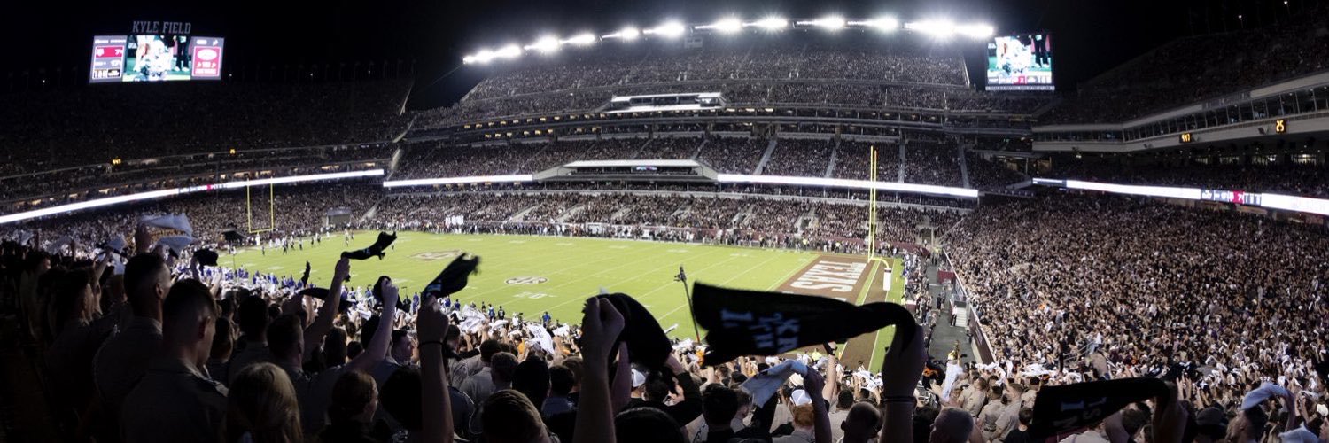 Texas A&M Football's banner