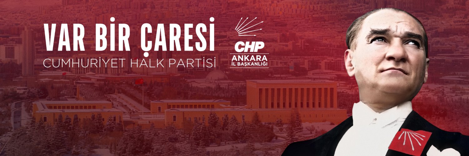 CHP Ankara İl Başkanlığı's banner