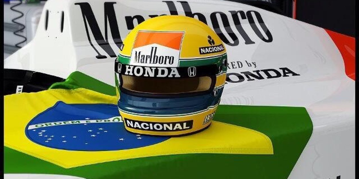 Ayrton Senna 🇧🇷 Tribute's banner