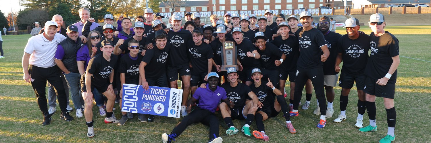 Furman Men's Soccer's banner